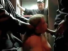 Brutal BDSM gangbang in sex cinema kino theater Natasha Ultra-cute