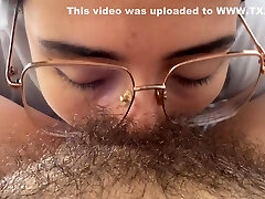 Lesbian Sucking A Sweet Hairy Bush