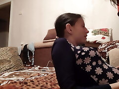 Fucked in the mouth of her neighbor - Lezzy-illusion
