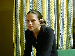 Slim German teen gets her tight pussy pounded hard by a hard prick