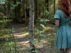 Hottie Redhead In Public Gets Cum On Her Face After A Superb Boink Her Tight Pussy