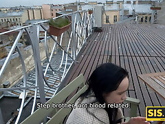 сиспорн. в обмен на молчание сводный брат берет член