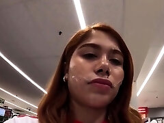 German Redhead Teenager fuck outdoor with older men