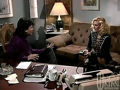 Sharon Kane gets her pussy and facehole porked deep in a bar