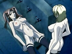 Buxom hentai sex siren gets double ravaged hard in close-up