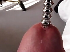 Dilator urethral injection cumshot