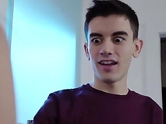 Mommy gets surprised with her son-in-law's huge cock