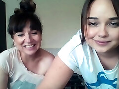Mom And Daughter On Web Cam...
