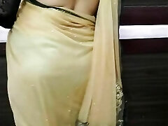 I m completely naked. I took off my saree during dance perceived so much hot and horny