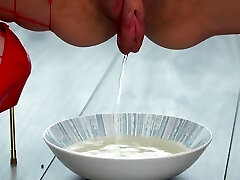 Nicole DuPapillon UK's Longest Vulva - Desperate For A Urinate