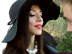 Giant boobs milf and teen mega-slut threesome in the bedroom