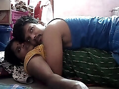 Indian House Wife Hot Kissing In Spouse