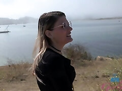 Gorgeous Riley Rose enjoys while sucking her paramour's cock - Pov