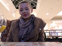 Horn-mad pale Belorussian nympho Olivia Grace is so into riding rod