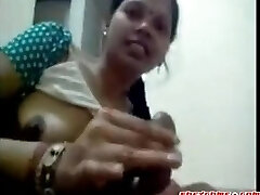 Horny mature indian slut deep throats on hard cock