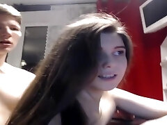 Long Haired Teenage's Favorite Fucking Position