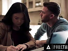 PURE TABOO Lulu Chu' s Pervy Roommate Uses Slimthick Vic To Seduce Her Into A Threesome Utter Episode