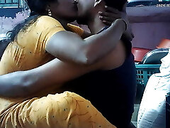 Indian village house wife smooching and romantic???? ass