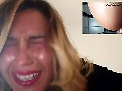 Raunchy Hump on the Table. Maelle GETS FUCKED HARD by a FAN