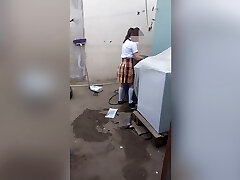 I find my stepdaughter home alone washing her underpants, deviant stepdad