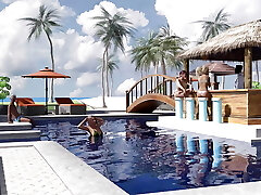 The adventurous duo #26 - Anne gave deric a deepthroat job while playing golf ... Johannes and Anne spend some time together