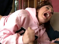 Spoiled college student is brutally fucked in Unisersity gangbanged