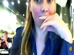 Real College Teenie Masturbates In Public Crowded Mall