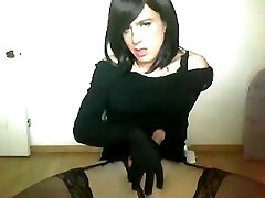Sissy Crossdresser Mandy Milking For You!