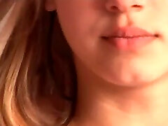 light-haired russian girl teasing for you