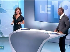 Marie-Ange Casalta, black leather brief dress