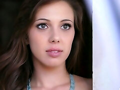 Two mind-blowing white young chicks on the couch pleasure each other softcore