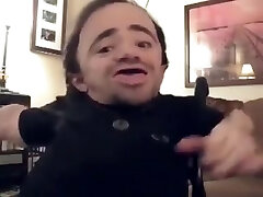 Slutty Nubile Midget Slips Down 16 Inch Dong before being Impaled