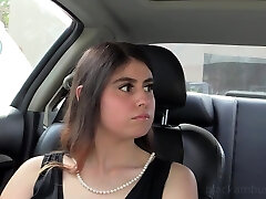 Chubby, first-timer chick is about to have sex with a black man, for the first time ever