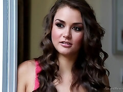 Brunette and blonde with massive tits act like hot lesbians