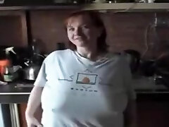Redhead BBW Showcasing Boobs