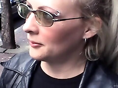 A naughty Milf enjoys her first time with a ebony guy