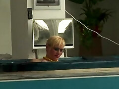 Short Hair Mature Buttfuck In The Pool