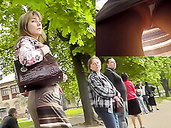 Divine mature upskirt porn present plump caboose