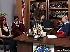 Big Tit Redhead Does The Mafia Boss Enjoying The Fucking