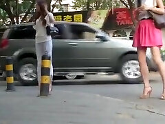 WuHan upskirt part College-aged