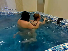 I got drilled in the pool