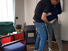 Fuckin' my neighbour's wife standing missionary while he is in the shower
