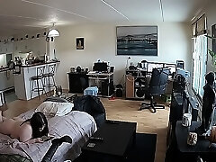 Amateur voyeur webcam Plumper sucks cock for facial