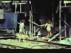 two guys plowing two schoolgirls