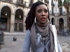 Dark-hued African - Immigrant Girl Fucks For Money 25 Min