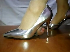 Japanese femdom cock trample shoejob footjob amaszing cumshot