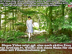 German housewife unexperienced outdoor threesome FFM
