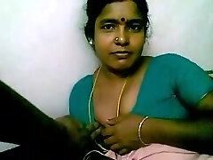 Insatiable stud has fun with his juicy indian slut on bed