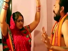 Indian wife plowed by Ashram Baba