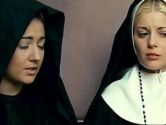 Charlotte Stokely is a horny nun who wants to be tempted by a chick